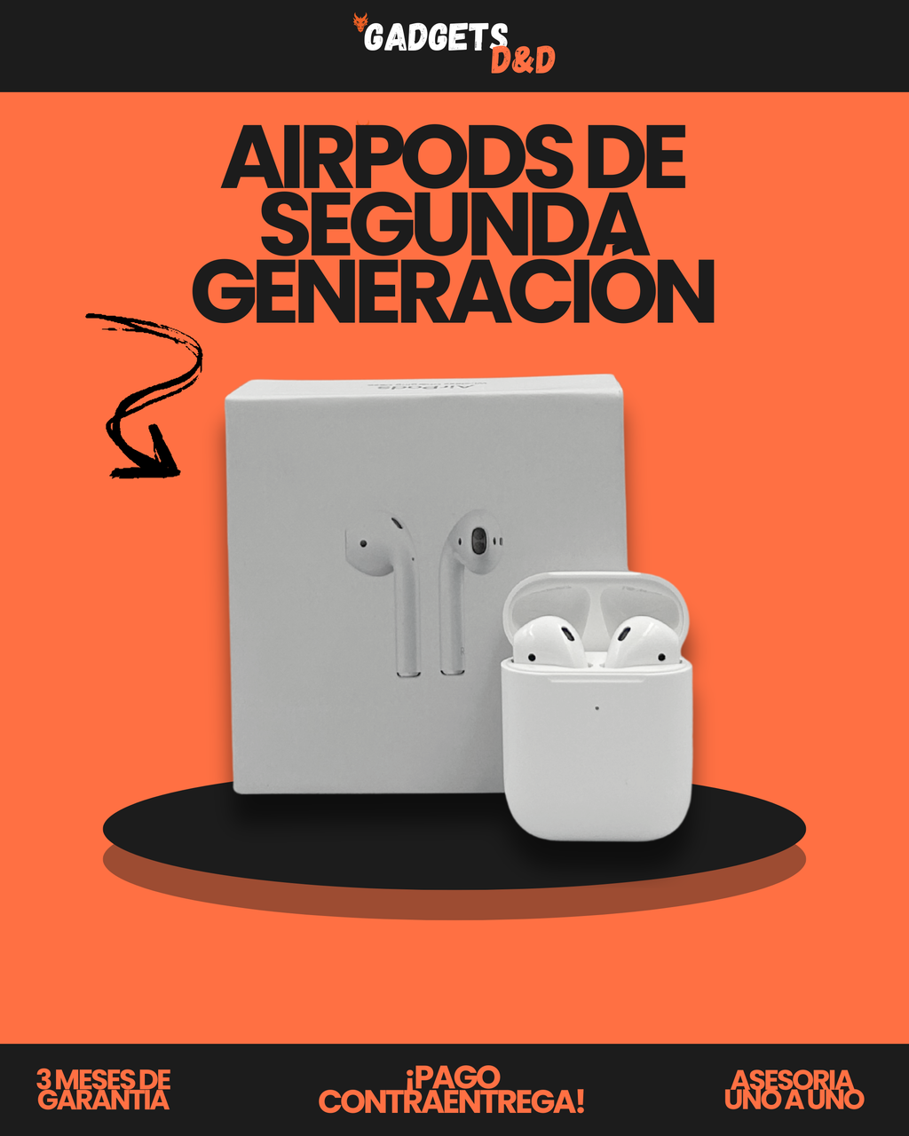 AirPods De Segunda Generación
