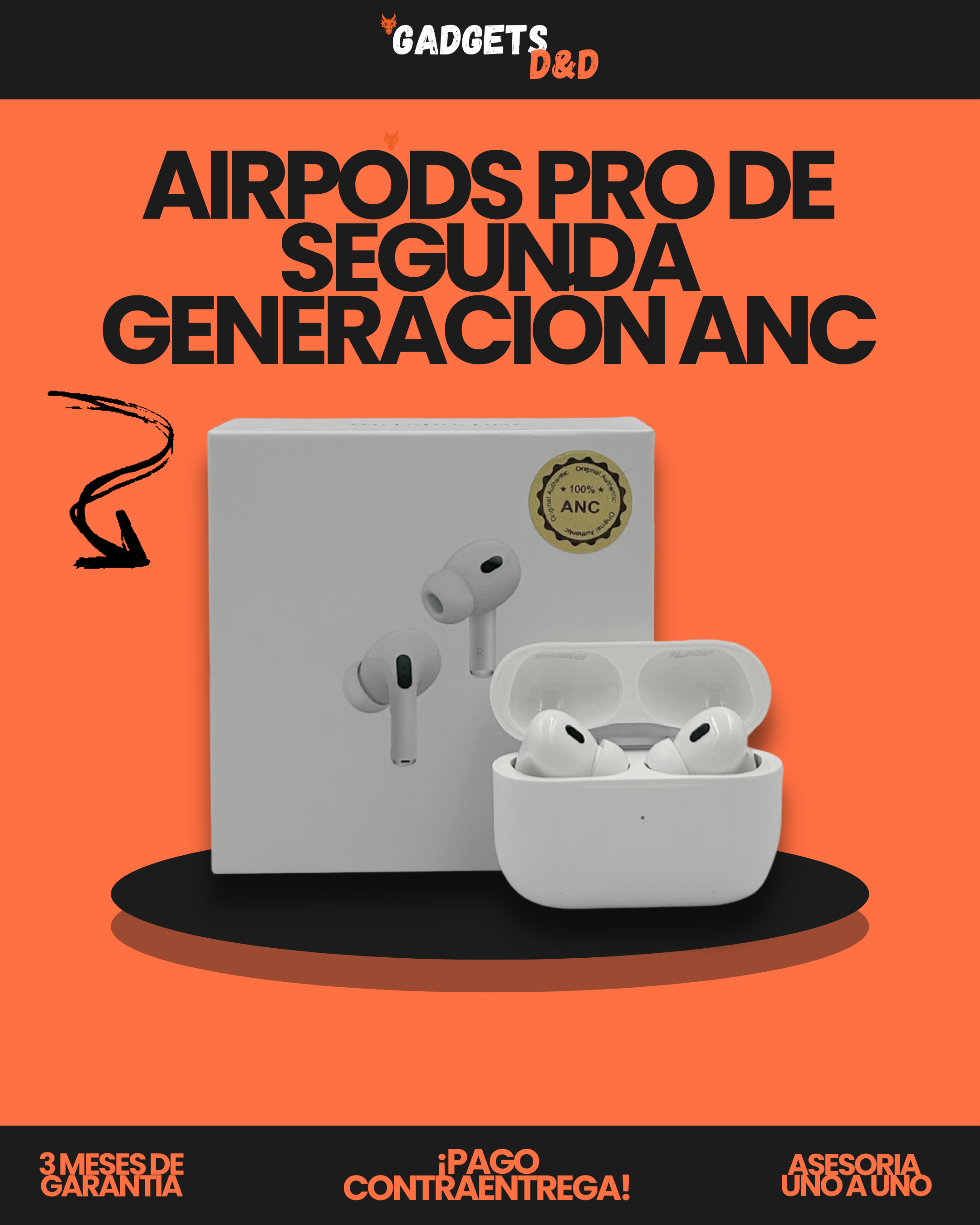AirPods Pro De Segunda Generación ANC