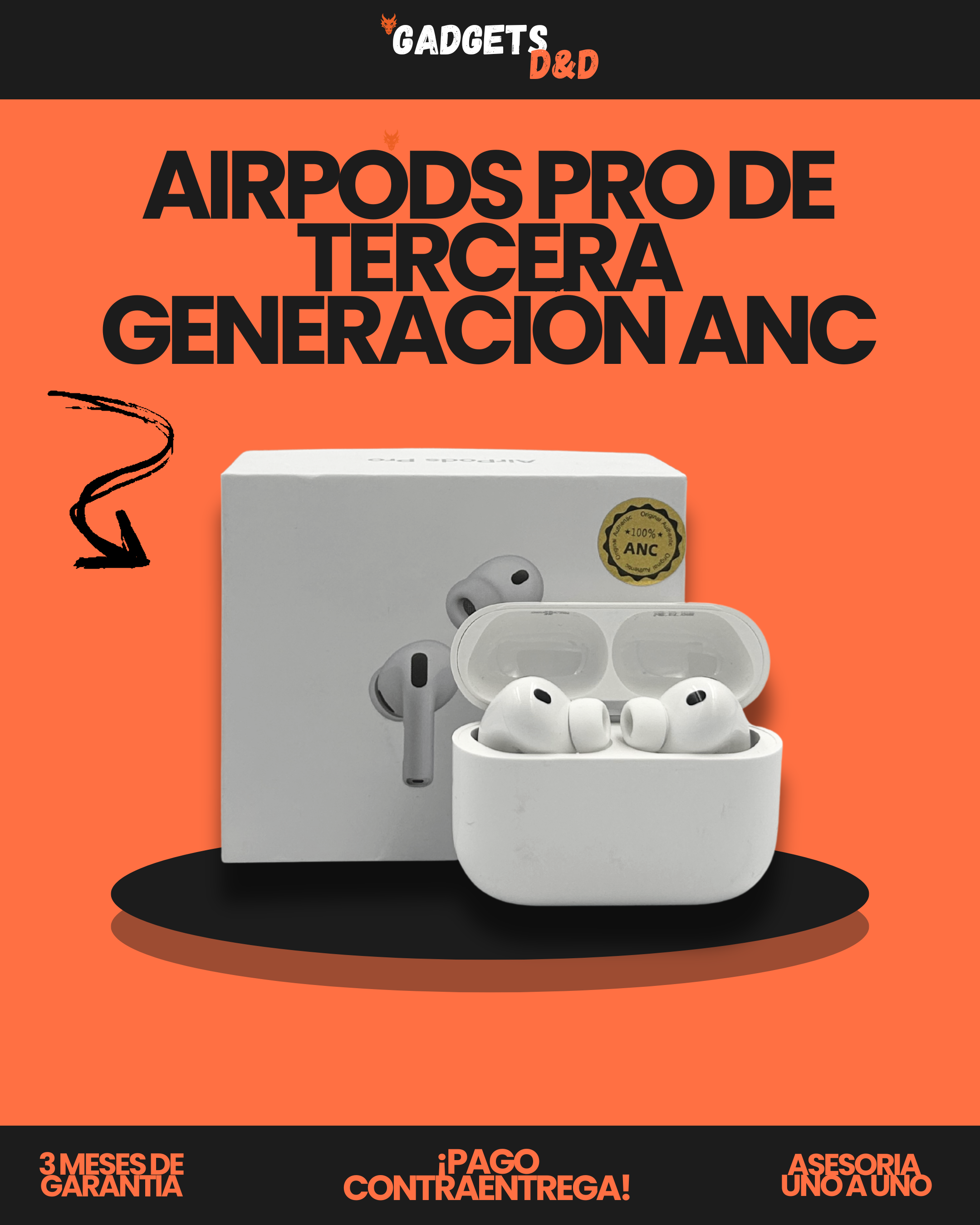 AirPods Pro De Tercera Generación ANC