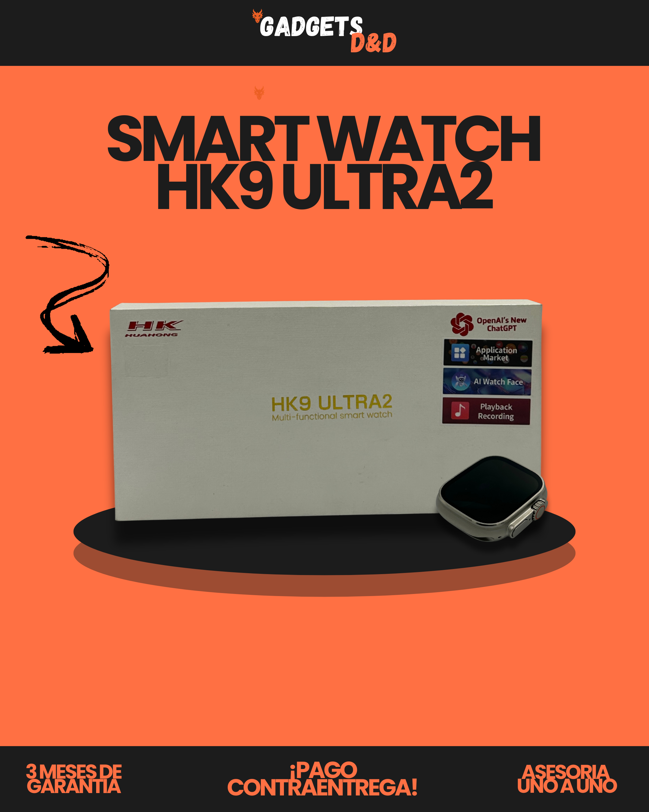 SMART WATCH HK9 ULTRA2