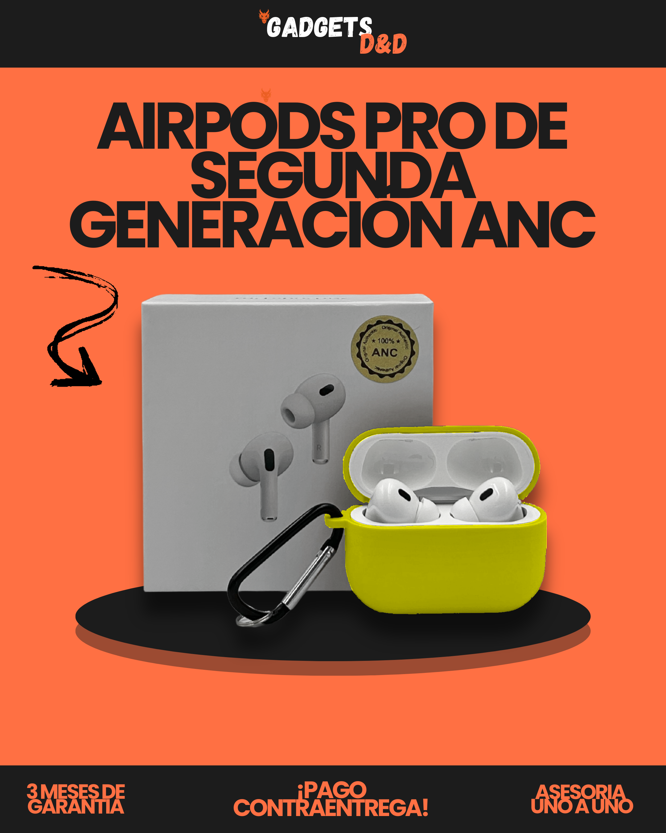 AirPods Pro De Segunda Generación ANC