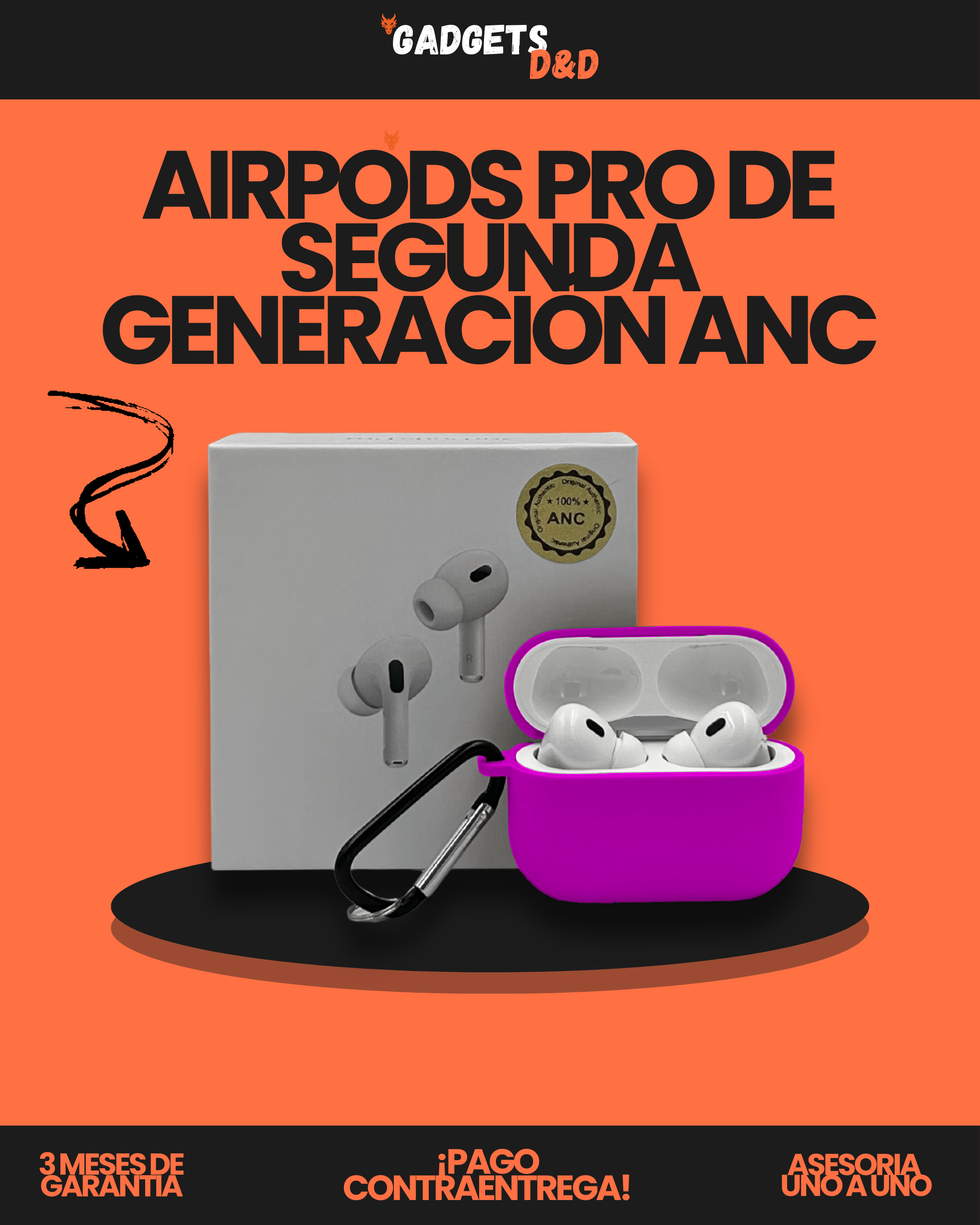 AirPods Pro De Segunda Generación ANC