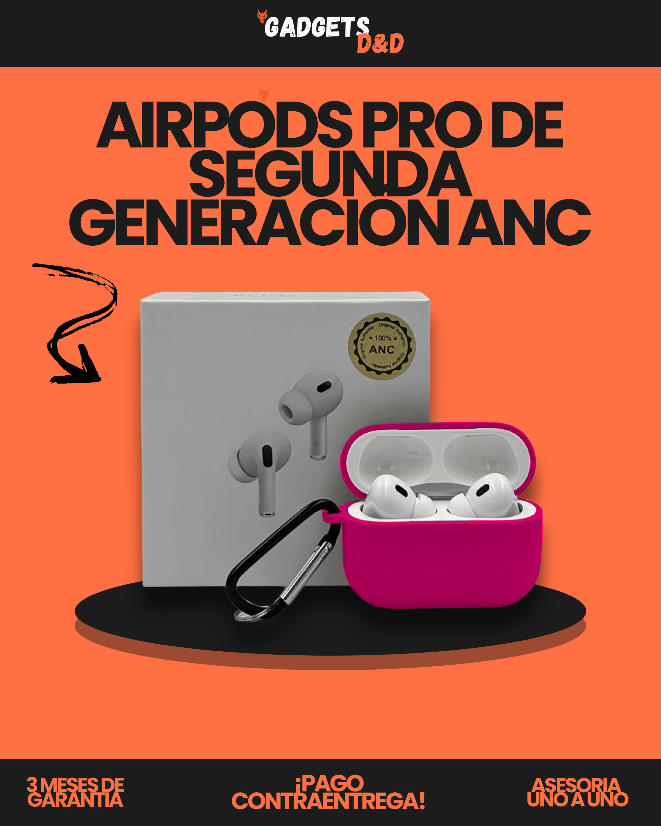 AirPods Pro De Segunda Generación ANC