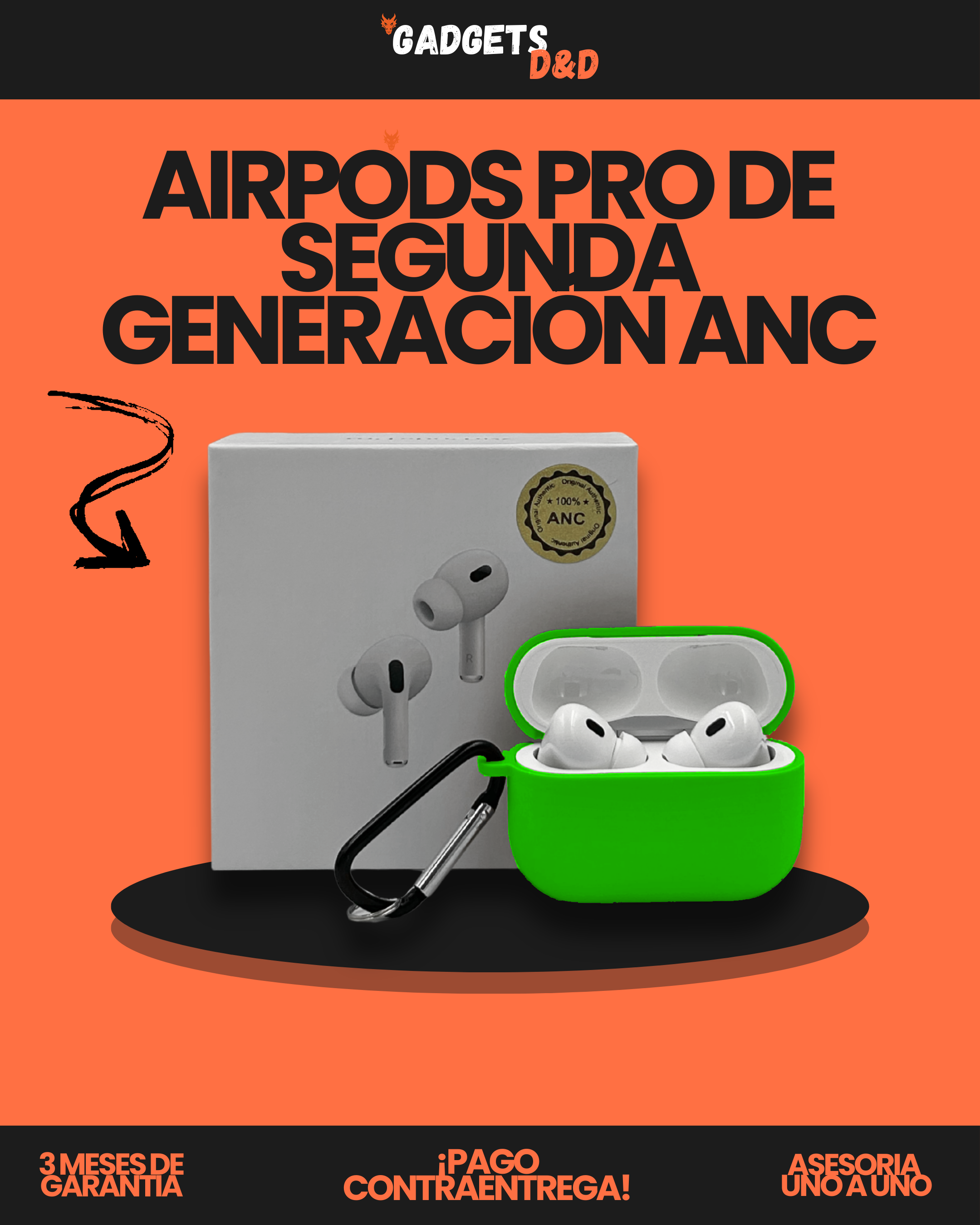 AirPods Pro De Segunda Generación ANC